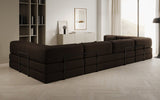 Designer Sofa Lazy U in Bouclé