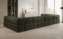 Designer Sofa Lazy U in Bouclé