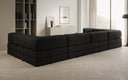 Designer Sofa Lazy U in Bouclé