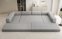 Designer Sofa Lazy U in Bouclé