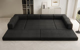 Designer Sofa Lazy U in Bouclé