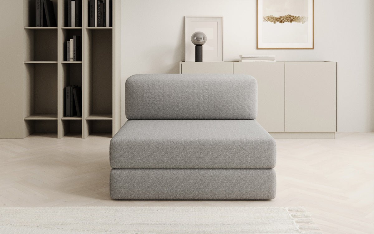 Designer Sofa Mittelmodul Lazy in Bouclé
