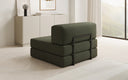 Designer Sofa Mittelmodul Lazy in Bouclé