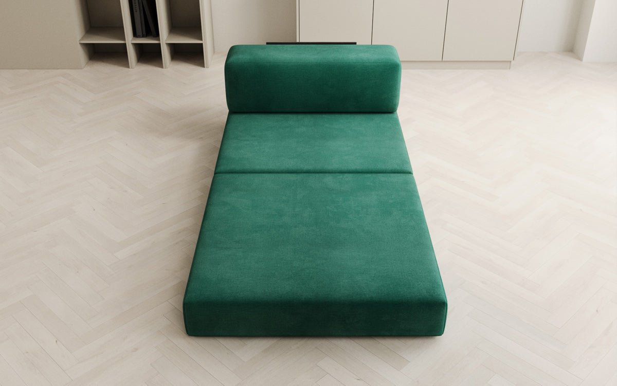 Designer Sofa Mittelmodul Lazy in Samt