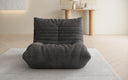 Fauteuil canapé design Calmo en Côtelé
