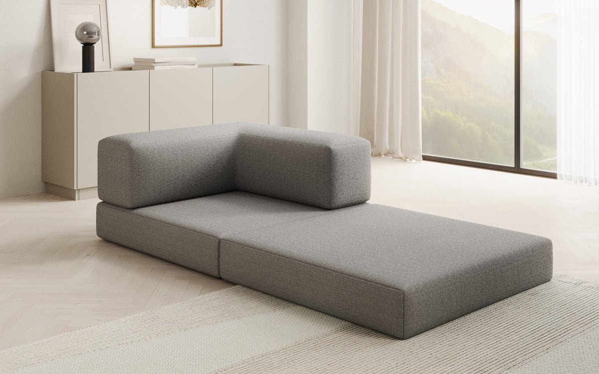 Canapé fauteuil Lazy en Bouclé
