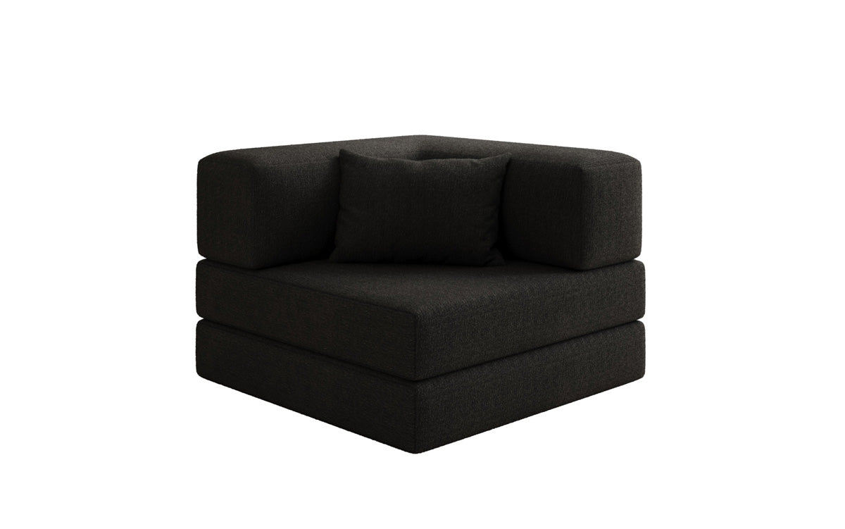 Canapé fauteuil Lazy en Bouclé
