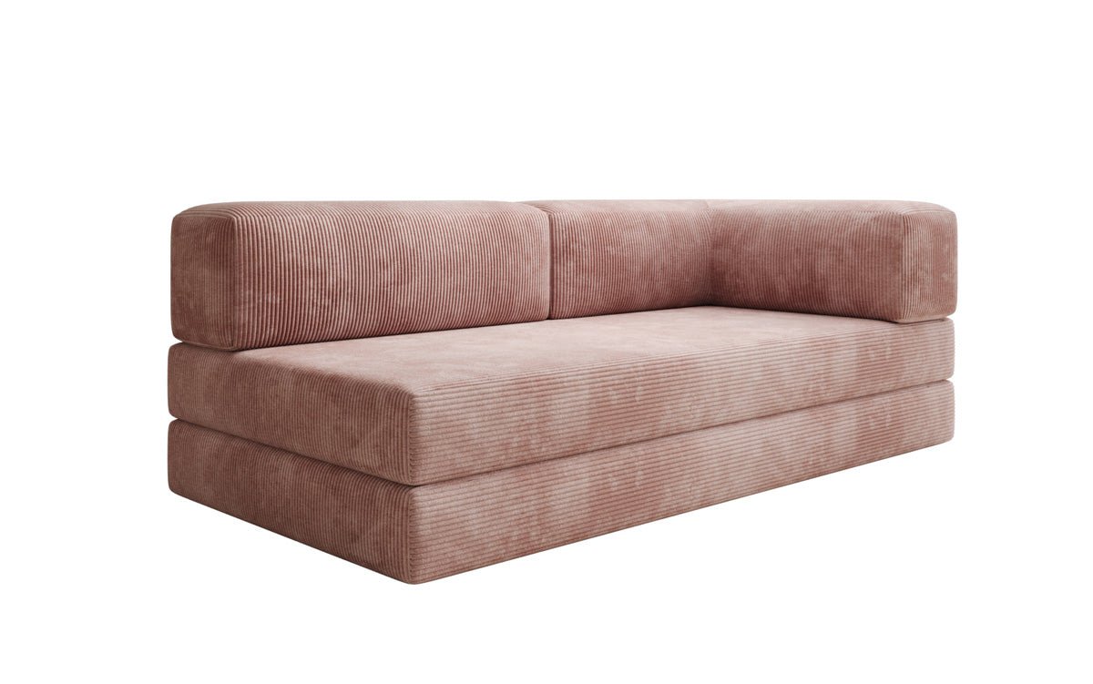 Designer Sofa/Chaise Longue Lazy in Cord