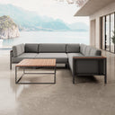 Euphoria – Ecklounge & Tisch aus Aluminium | Aevora™ Kollektion