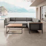 Euphoria – Ecklounge & Tisch aus Aluminium | Aevora™ Kollektion