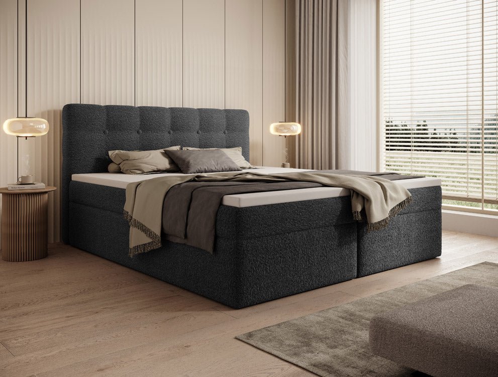 Boxspringbett Faro Frotte mit Stauraum
