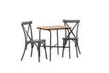 Garten Cafegruppe Living – 3-teiliges Gartenmöbel-Set mit Stühlen aus Aluminium
