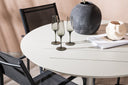 Garten Essgruppe Novira – 5-teiliges Set in Beige/Schwarz