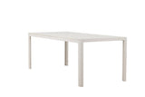 Garten Esstisch Amalfi - 205x90 cm aus Aluminium und Polywood in Beige oder Schwarz