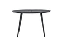 Garten Esstisch Capri - Ø 120cm aus Polywood und Aluminium in Beige oder Schwarz