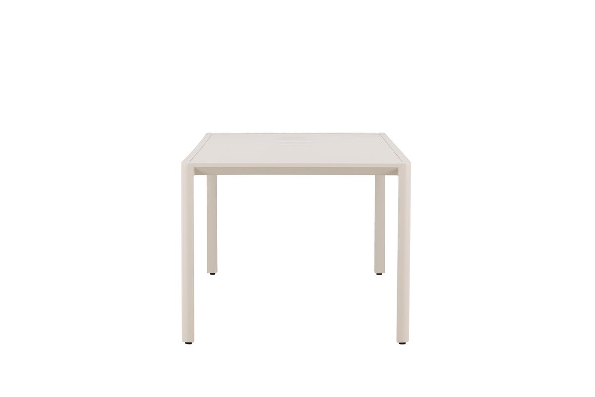 Garten Esstisch Vento - 200x90 cm aus Aluminium in Beige oder Schwarz