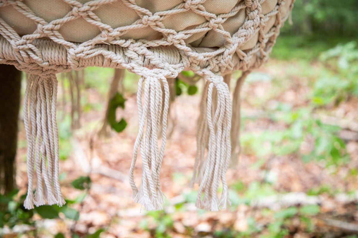 Garten Hängesessel Vera - aus Polyester in Weiß oder Grau