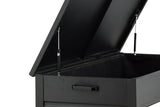 Garten Kissenbox Ludmilla - schwarze Aluminiumkonstruktion inkl. Innentasche