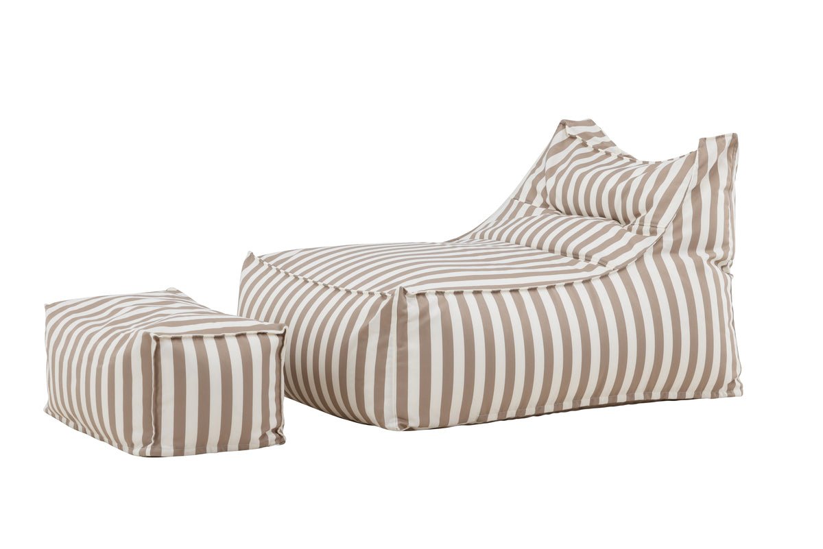 Fauteuil lounge de jardin Hello Kombi - Disponible en Blanc/Marron ou Beige