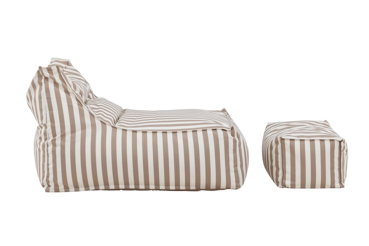 Fauteuil lounge de jardin Hello Kombi - Disponible en Blanc/Marron ou Beige