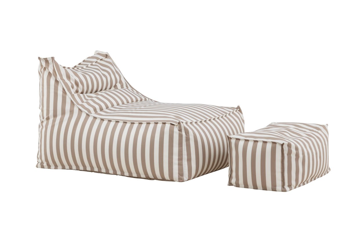 Fauteuil lounge de jardin Hello Kombi - Disponible en Blanc/Marron ou Beige