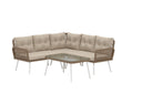 Garten Loungeset Deco – in Beige für Garten, Terrasse & Balkon