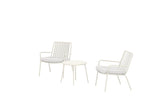 Garten Loungeset Ravo – 3-teiliges Set mit Stühlen & Tisch