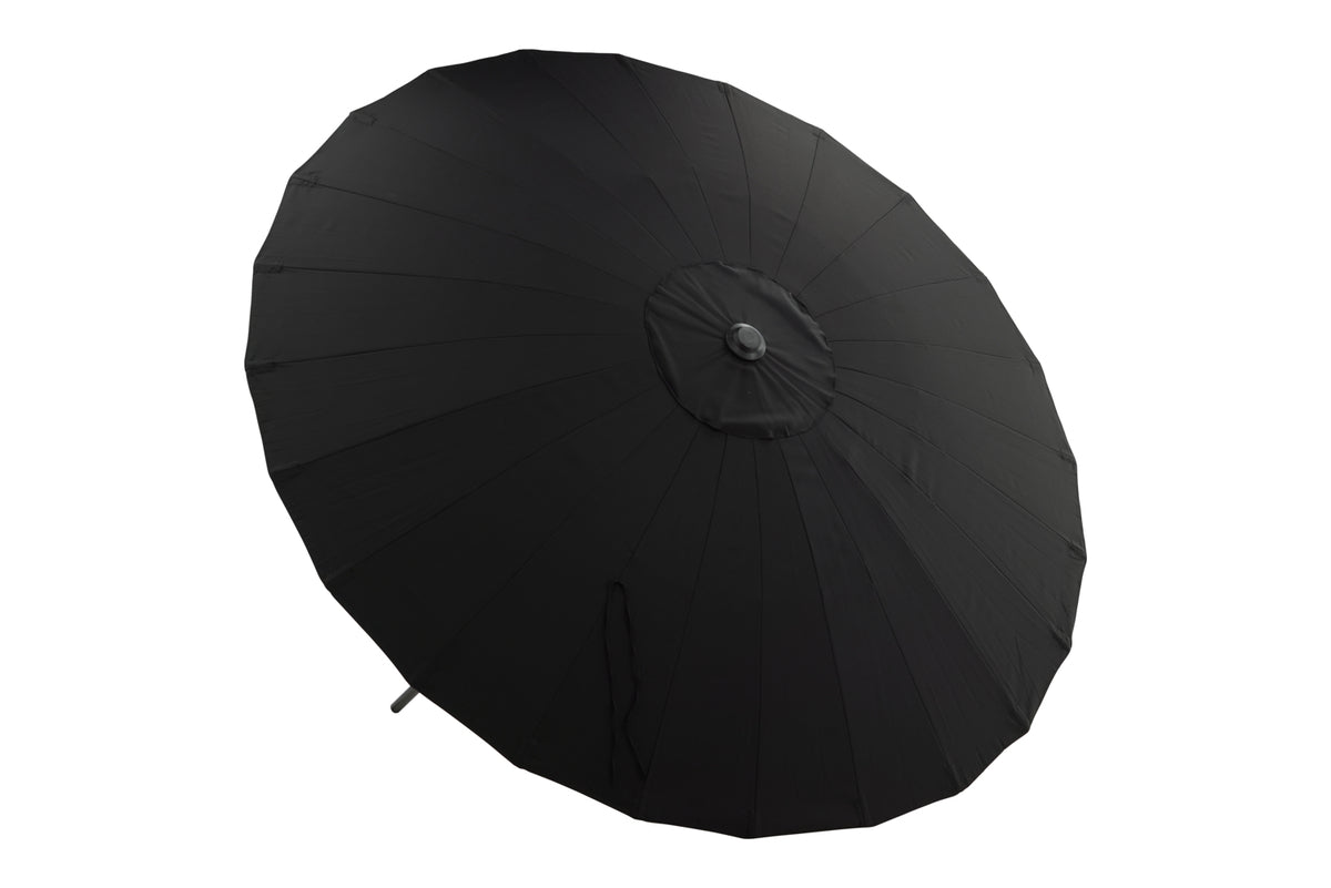 Garten Sonnenschirm Palma – Ø270 cm verfügbar in Weiß, Schwarz, Grau und Blau