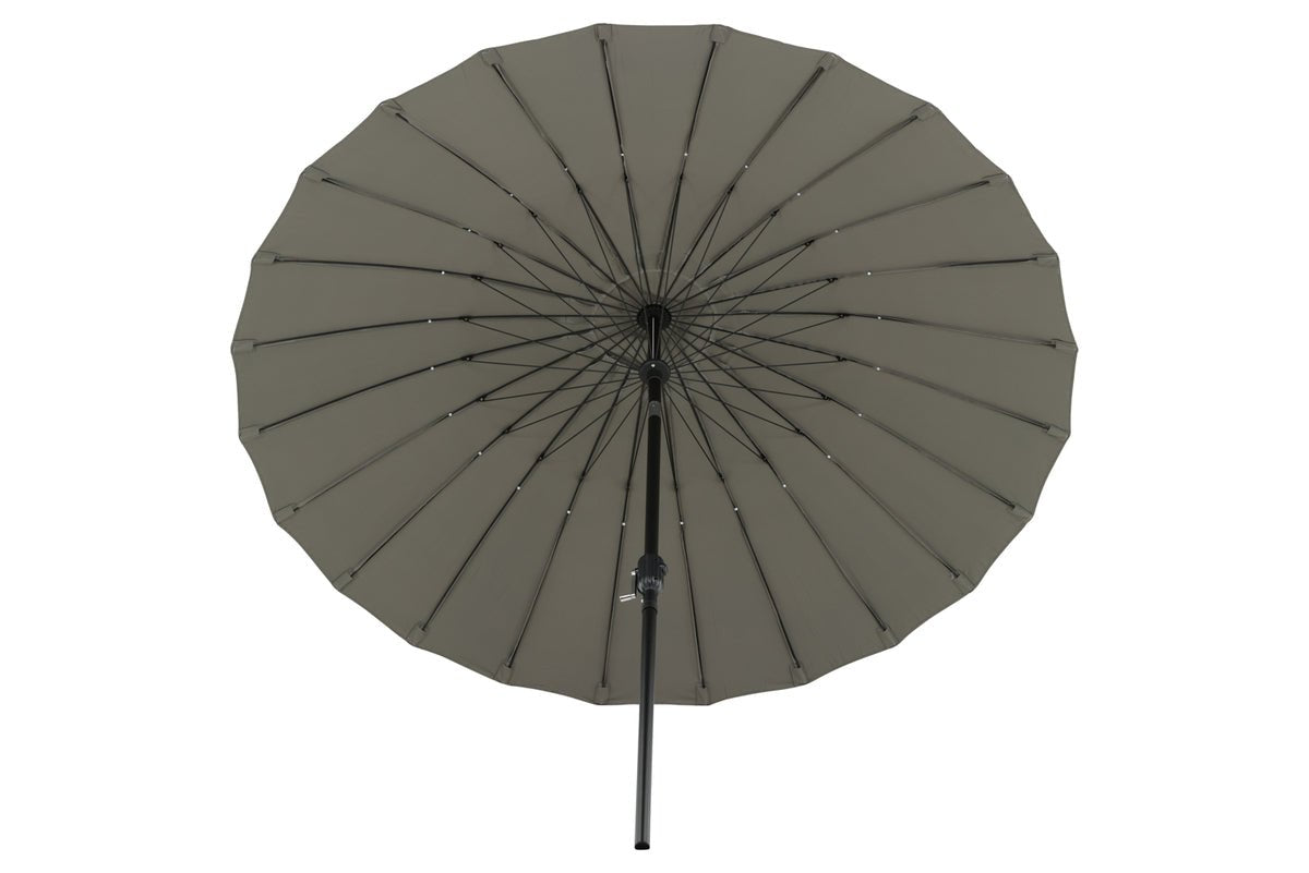 Garten Sonnenschirm Palma – Ø270 cm verfügbar in Weiß, Schwarz, Grau und Blau