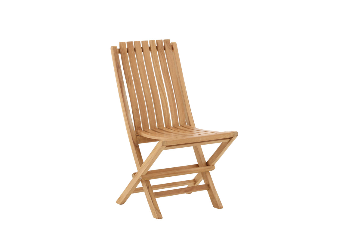 Chaise de jardin Coral - chaise pliante en bois de teck