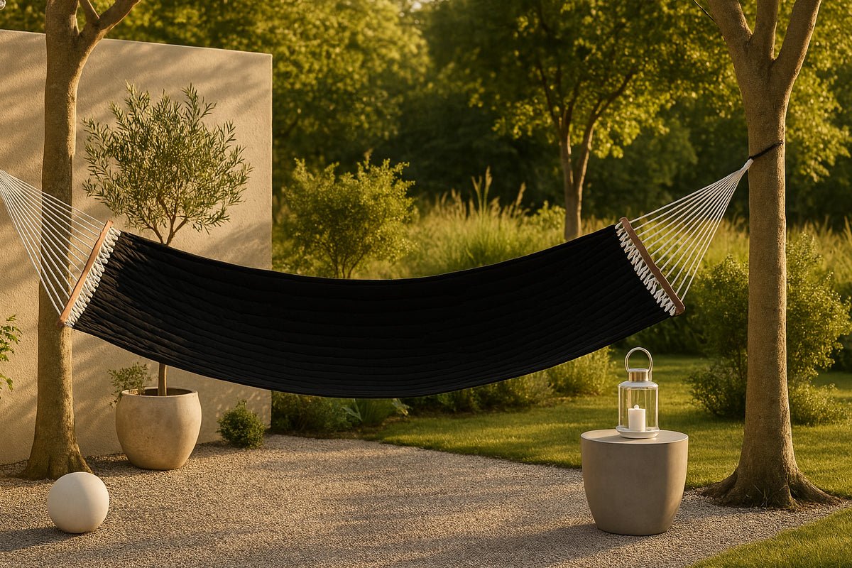 Hängematte Gaia - aus Polyester in Schwarz