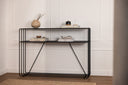 Kommode Ria – Metall-Design mit zwei Ablagen