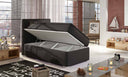 Lit boxspring Relio 90x200 avec espace de rangement