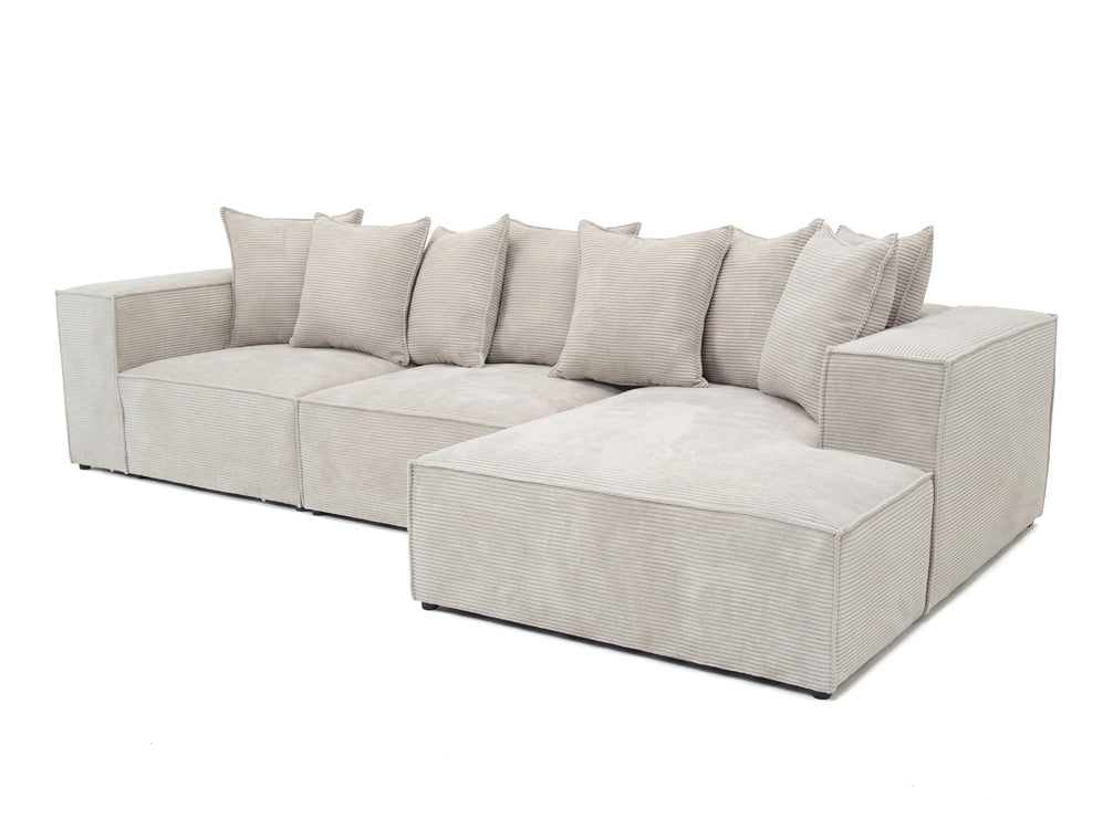 Designer Ecksofa Largo in Cord