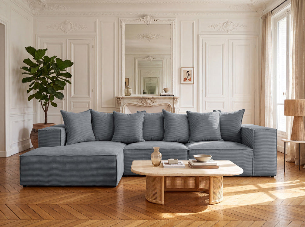 Designer Ecksofa Largo in Cord