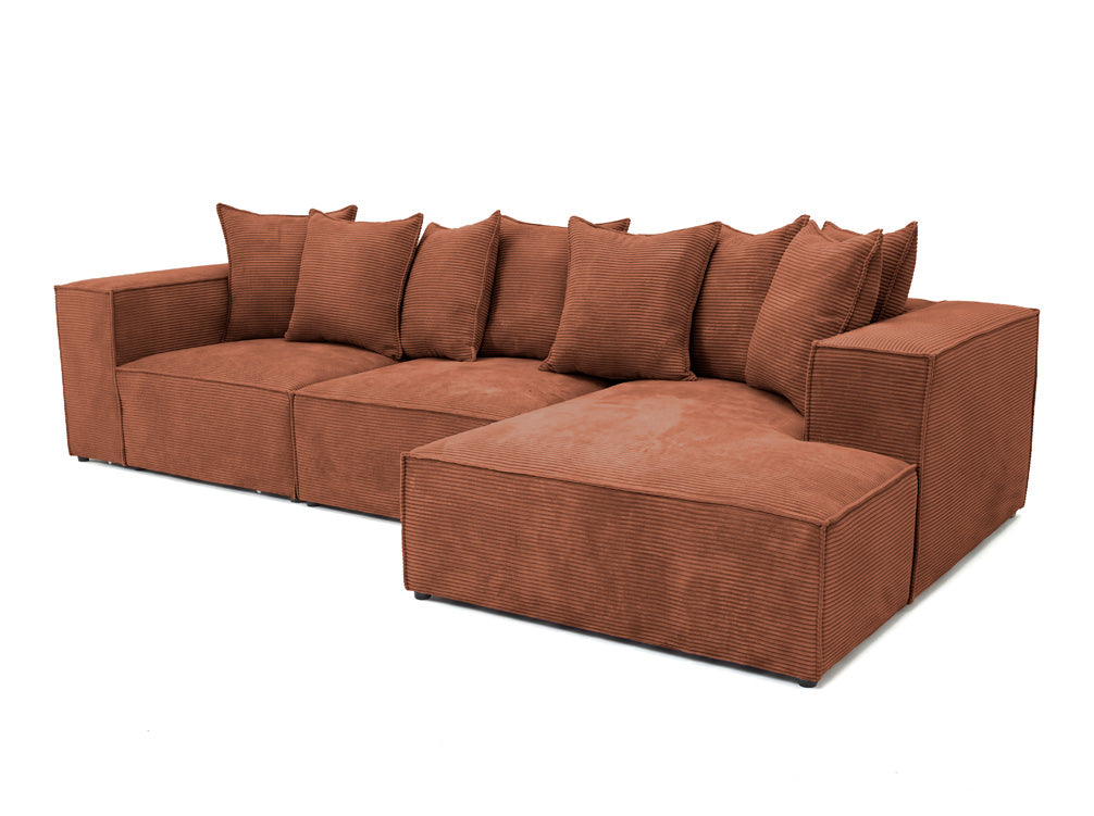 Designer Ecksofa Largo in Cord