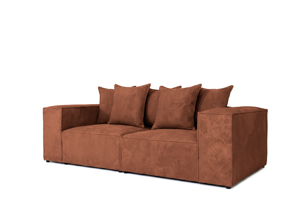 Canapé design 3 places Largo en Côtelé