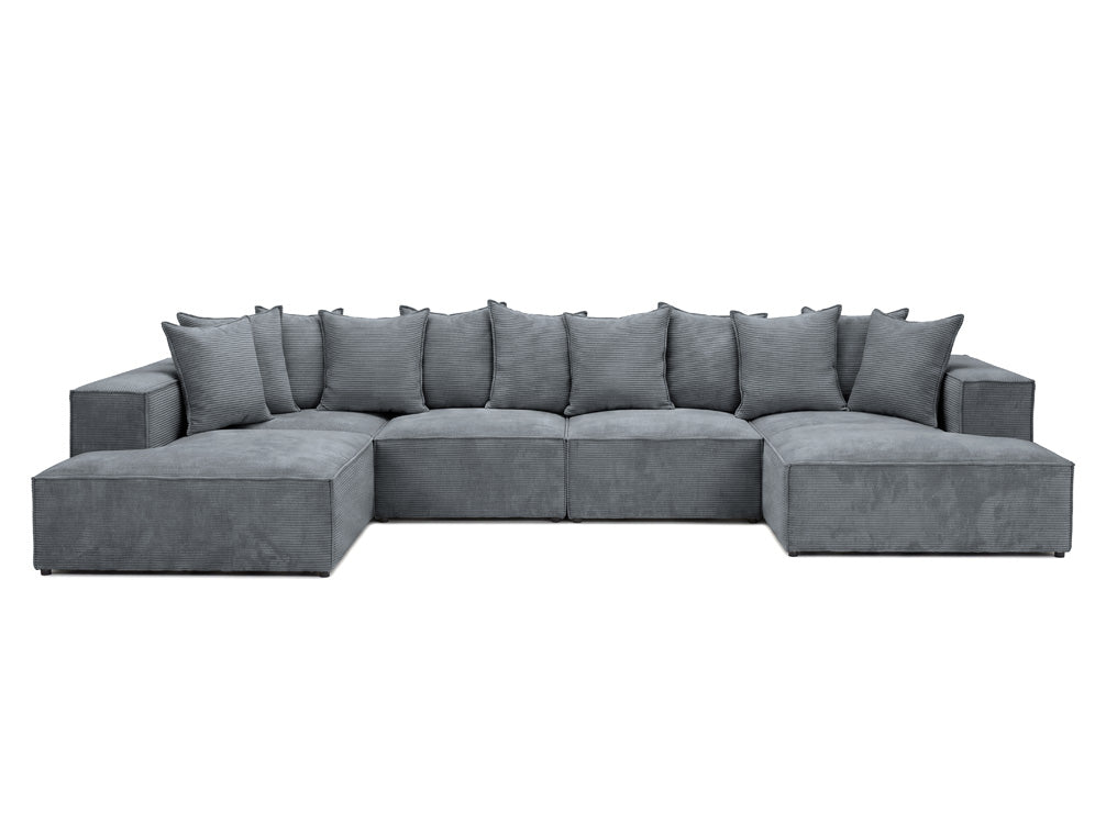 Designer Sofa Largo U XXL in Cord