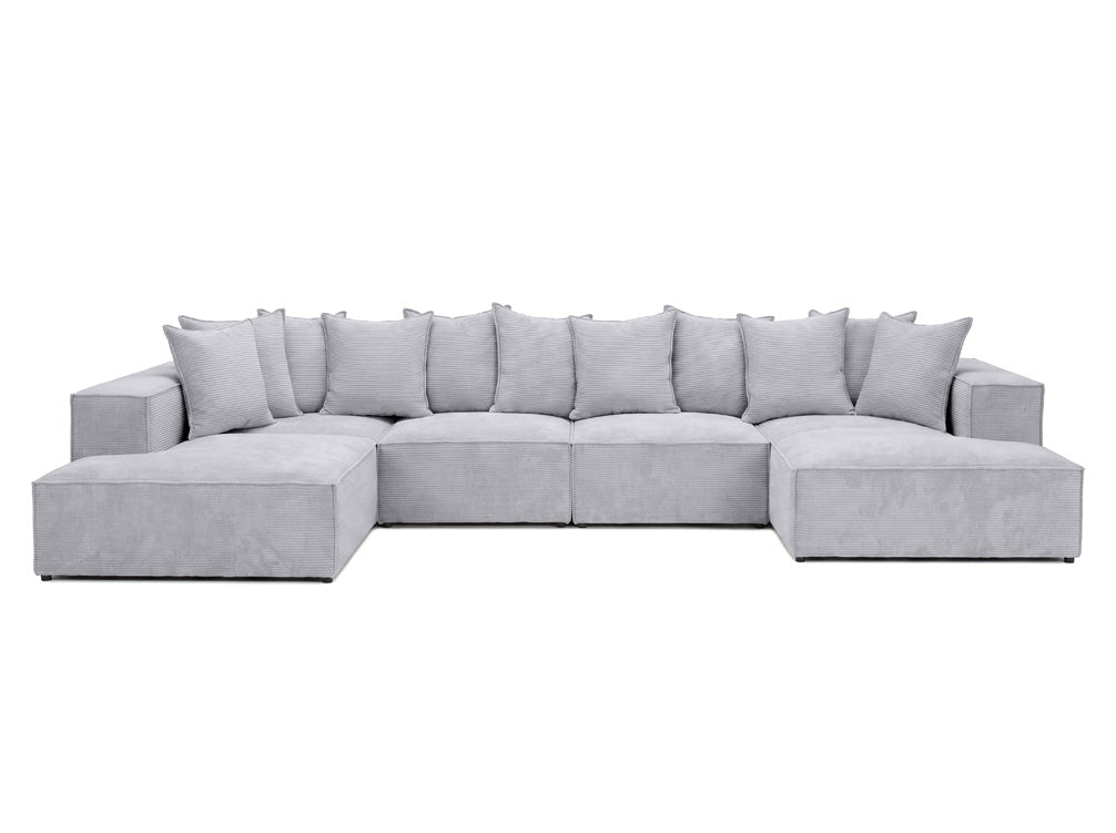 Designer Sofa Largo U XXL in Cord