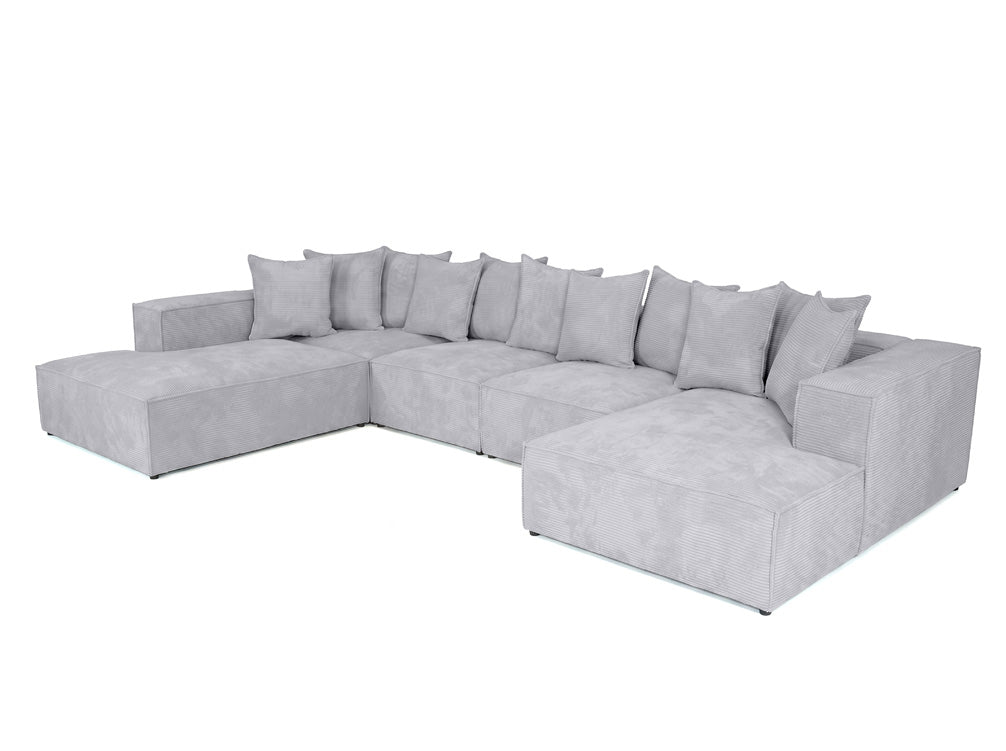 Designer Sofa Largo U XXL in Cord