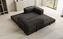 Lazy Spar-Set: 3-Sitzer + Hocker in Samt