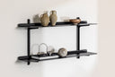 Wandregal Linara – Minimalistisches Metallregal mit bis zu 4 Ablagen