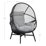 Loungesessel Marano aus Polyrattan inkl. Kissen