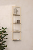 Étagère murale Rivo S – Étagère compacte en métal avec système à emboîtement