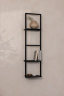 Étagère murale Rivo S – Étagère compacte en métal avec système à emboîtement