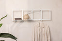 Étagère murale Rivo S – Étagère compacte en métal avec système à emboîtement