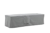 Möbelabdeckung Fortea - 180x60x50 aus grauem Polyester