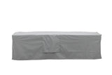 Möbelabdeckung Fortea - 180x60x50 aus grauem Polyester