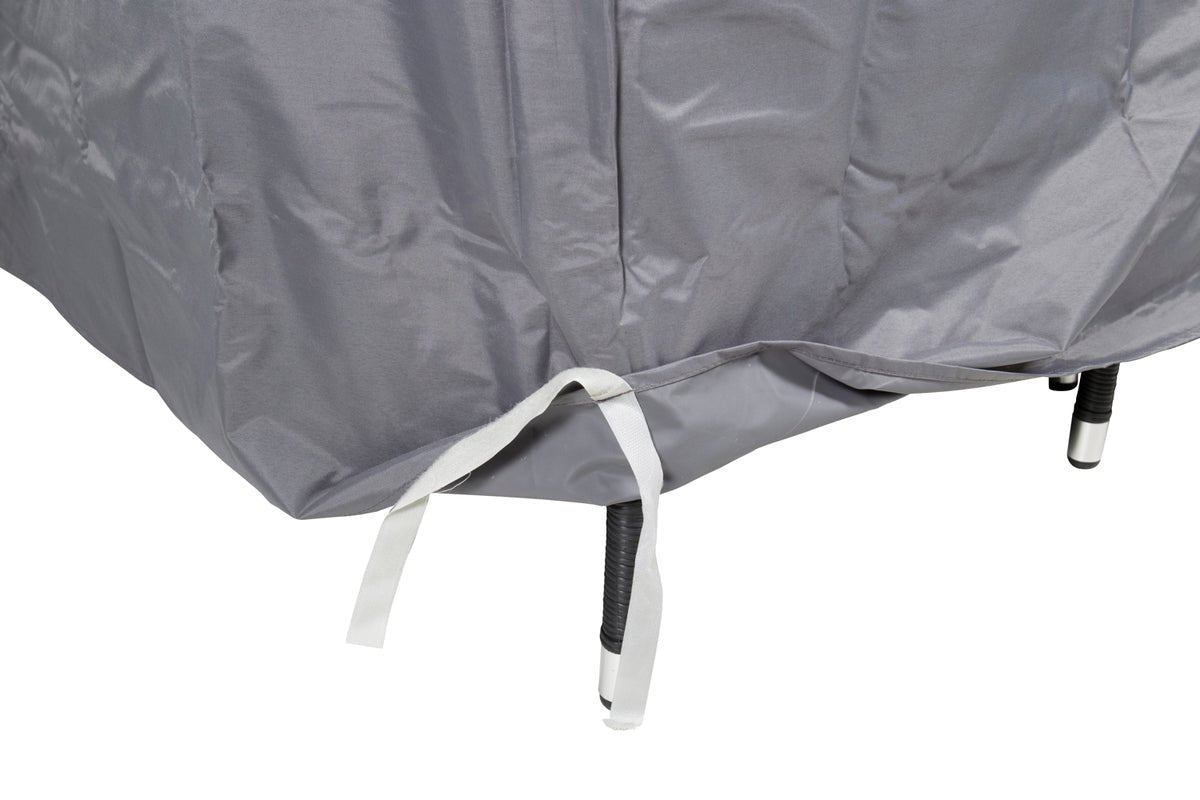 Möbelabdeckung Mistral - 265x90x120 cm aus grauem Polyester