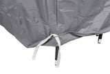 Möbelabdeckung Mistral - 265x90x120 cm aus grauem Polyester
